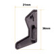  Exitex Expelex MK2 Replacement End Caps Black Pair – Weather Bar Rain Deflector 