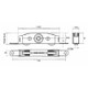 TSS Pair D 1973 S Steel Tandem Patio Door Rollers 32mm Wheels Sliding Doors