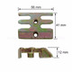 Avocet WMS UPVC Window Espag Mushroom Keep ERK076M Striker Plate Avocet WMS UPVC Window Espag Mushroom Keep ERK076M Striker Plate