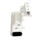 Mila UPVC Door Butt Hinge Pendulum Rebated White