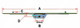 Avocet Offset UPVC Window Espag Rod Lock Mechanism 16mm U Rail Avocet Offset UPVC Window Espag Rod Lock Mechanism 16mm U Rail