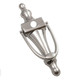 GreenteQ Greenteq Kappa Victorian Urn Slimline Spy Hole Door Knocker