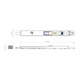 Avocet Slave French Door Finger Shoot Bolt Lock Pair