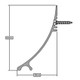 Stormguard 63mm Door Weather Drip Bar Rain Deflector 914mm