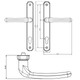 Fab & Fix UPVC Door Handle Pair 92mm PZ 211mm Fixing Centres