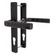 Hoppe Ferco UPVC Door Handle Pair 70mm PZ 180mm Fixings Hoppe Ferco UPVC Door Handle Pair 70mm PZ 180mm Fixings