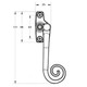 Fab & Fix Monkey Tail uPVC Espag Window Handle