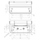 Trojan White Trojan 3D Butt Hinge for Composite Doors
