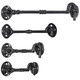 M P Smith & Co Black Cabin Hook Cast Iron Traditional Design