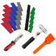 JCP Window Glazing Tool Kit Bundle with Thor 710 Nylon Hammer, JCP Glazing Paddle, Xpert Chisel and 100 x JCP 28mm Mixed Packers (4 Items)