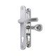 GreenteQ Alpha UPVC Door Handle Pair 92mm 62mm PZ 215mm Fixings Lever Pad