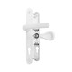GreenteQ Alpha UPVC Door Handle Pair 92mm 62mm PZ 215mm Fixings Lever Pad