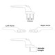 Yale 10 Pack Yale Quartus Cranked Espag UPVC Window Handle 