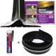 Stormguard Garage Door Floor Threshold Rubber Weather Seal 5030mm