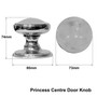 Prima Princess Centre Pull  Door Knob  2.8" 73mm Heavy Duty Solid Brass