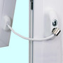 JCP White Cable Window Door Restrictor Child Baby Security Lock