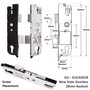 GU New Style Gearbox for Multipoint Door Lock 28mm Backset 92 PZ