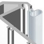 White Stormguard UPVC Universal Replacement Bubble Seal Gasket