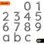 Ultion Sweet 3" 75mm Self Adhesive Door Numbers and Letters