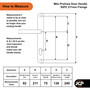 Mila ProLinea UPVC Door Handle Pair 92mm PZ 211mm Fixings