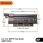 GreenteQ Bi-fold Top Guide or Bottom Roller ALUK BSF70 System