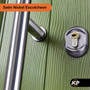 Ultion Door Euro Cylinder Escutcheon Interior & Exterior for UPVC & Composite Doors