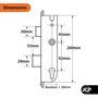 Maco CTS Door Lock Gearbox 92PZ 92mm 35mm 45mm Backset for uPVC & Composite door