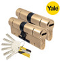 YALE Superior 1 Star Keyed Alike Anti Snap Euro Cylinder UPVC Front Door Lock