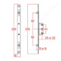 Kore Inline Espag UPVC Window Rod Lock Mechanism