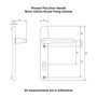 Avocet Pioneer Plus UPVC Door Handle Pair 92mm PZ 122mm Fixings