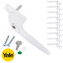 10 Pack Yale Quartus Inline Espag Window Handle