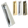 Prima Contemporary Solid Brass Heavy Duty Slimline Door Knocker
