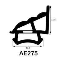 AE275 (SMART) bi-fold door gasket profile
