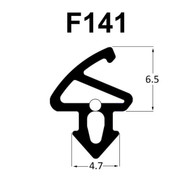 F141 flipper gasket profile