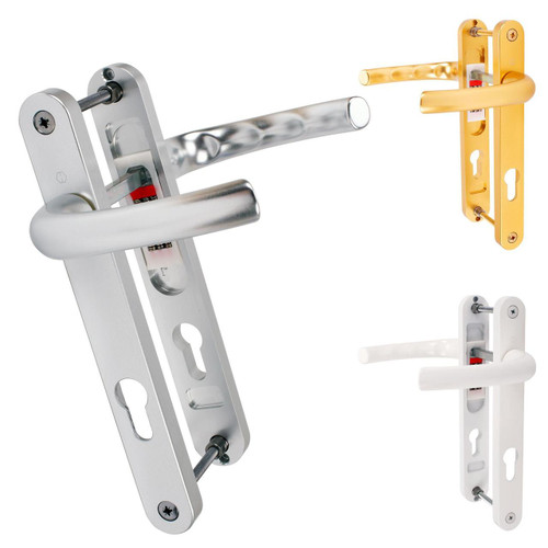 Hoppe Tokyo UPVC Door Handle Pair 92mm PZ 203mm Fixings - JCP Hardware