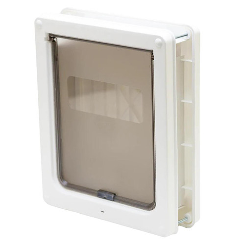 Dog Mate Dog Flap Pet Door White CP215W - JCP Hardware