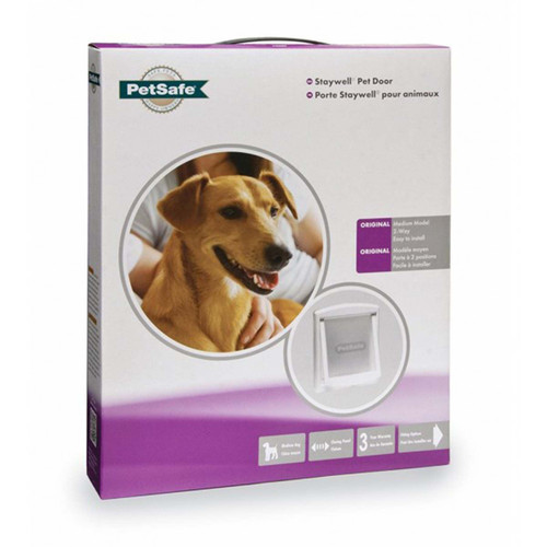 Amazon Com Petsafe Staywell Magnetic Classic Cat Flap Exclusive Entry 4 Way Locking Pet Doors Pet Supplies
