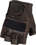 Highway 21 Half Jab Mens Perforated Leather Gloves