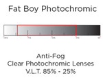 Bobster Fat Boy Black Frame Photochromic Lens Sunglasses