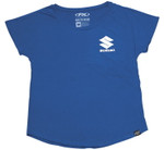Factory Effex Suzuki Icon Womens Short Sleeve T-Shirt