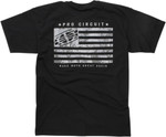 Pro Circuit Black Flag Mens Short Sleeve T-Shirt
