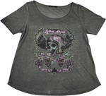 Lethal Threat Sin On Wheels Womens Short Sleeve T-Shirt