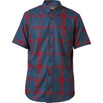 Fox Racing Brake Check Mens Short Sleeve Button Up Shirt