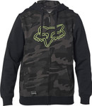 Fox Racing Destrakt Camo Mens Zip Up Hoody
