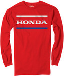 Factory Effex Honda Stripes Mens Long Sleeve T-Shirt