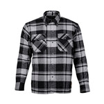 Cortech Bender Mens Long Sleeve Button Up Flannel Shirt