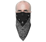 Schampa FaceFit Hook and Loop Paisley Facemask