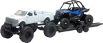 NewRay Toy Replica 4x4 Lifted Pickup Truck w/Polaris Razor XP1000ES
