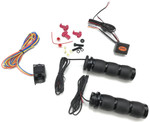 Avon Velvet Air Heated Black Handlebar Grips (AIR-96-HT)