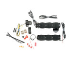Avon Air Cush Heated Grips with Throttle Boss Black Anodized (MT-AIR-90-A-B-H)